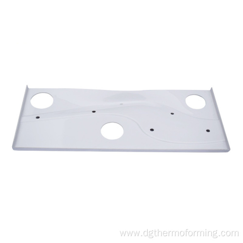 White polycarbonate thermoforming processing